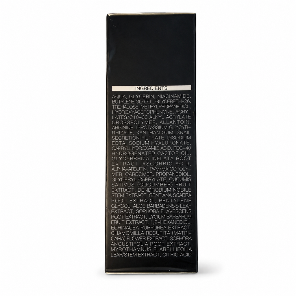 TeaShell serum full ingredients alternate panel